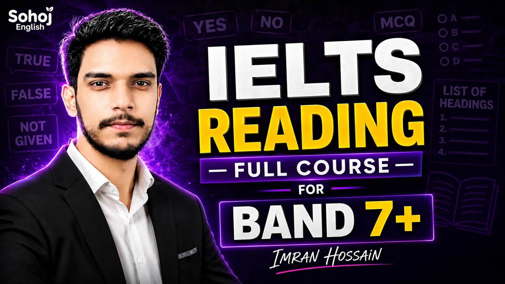 IELTS Reading Full Course for Band 7+